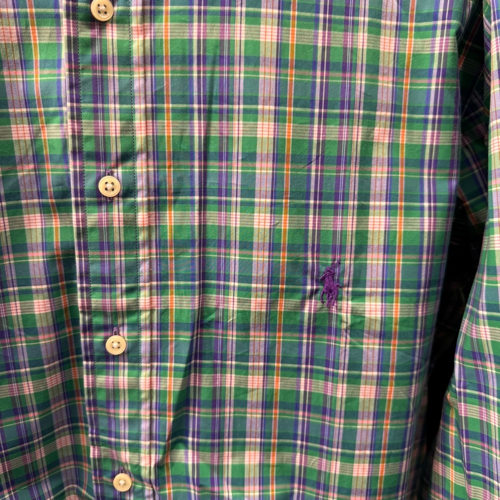 Ralph Lauren Multicolor Plaid Men's Shirt - Picture 2 of 4